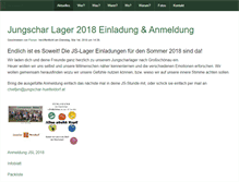 Tablet Screenshot of jungschar-huetteldorf.at